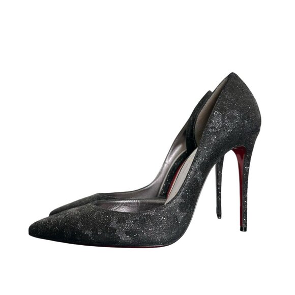 Christian Louboutin Leopard Black Heels - Picture 5 of 12